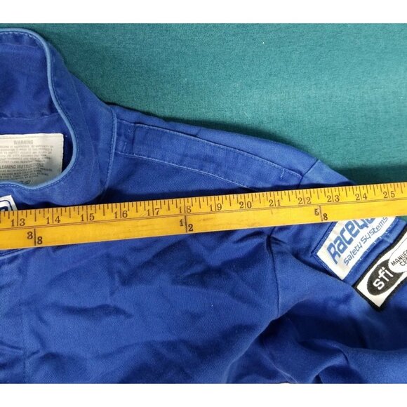 Race Quip Safety Systems Vtg Overall One-Piece Racing Fire Jumpsuit, Size XL - Picture 8 of 9
